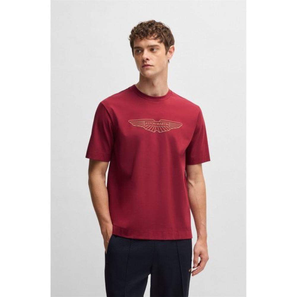 Boss 30 Off Logo Artwork Stretch Cotton Su25 M