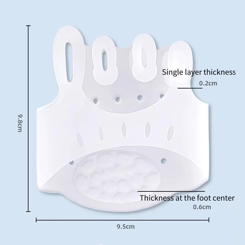 Corrector de Juanete de Gel de Silicona 1 Par Separadores de Dedos Almohadillas para el Antepié Soportes Ortopédicos Hallux Valgus Separadores Ortopédicos para el Pie