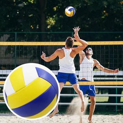 Nu. Volei cu 5 mingi PVC Volei profesional de competiție Pentru plajă Exterior Interior Sporturi Minge de antrenament Moale Ușoară Aer Z9U0