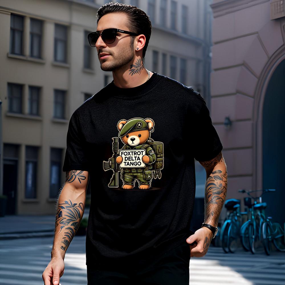 

Resist Bear T-Shirt, Foxtrot Delta Tango, FDT, Anti Trump Shirt, Anti Elon Musk. 4XL