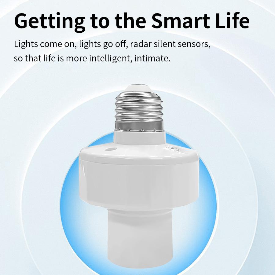 86-265 V E27 E26 Bulb Holder E27 Smart Lamp for RF 433Mhz Remote Wireless Wall Panel Switch