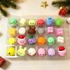 Christmas  Advent Calendar 24 Day Countdown Surprise Box Dumpling Squishies Slow Rebound Squeeze Sensory Gift Decor