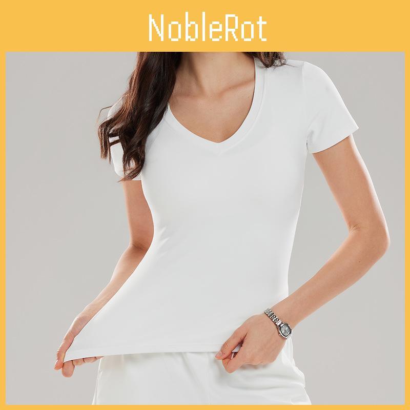 American Style Womens Athletic T Shirt With Moisture Wicking Fabric For Yoga Fitness And Running