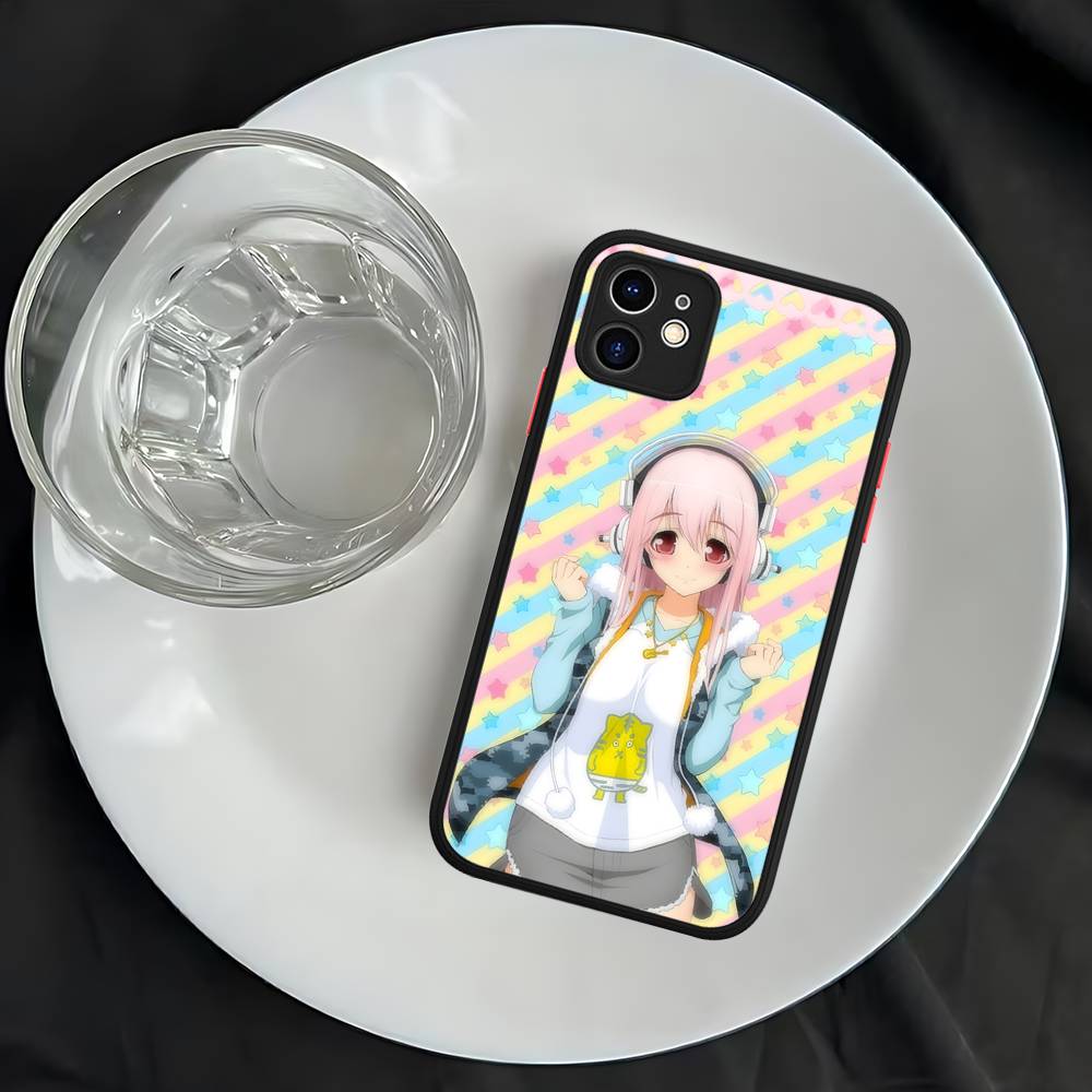 S-sUPER SONICO Phone Case For IPhone 15 14 13 12 11 Pro Max X XS MAX Plus Matte Soft Back Cover
