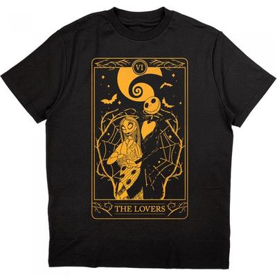 Nightmare Before Christmas T-shirt in cotone unisex adulto Jack e Sally The Lovers