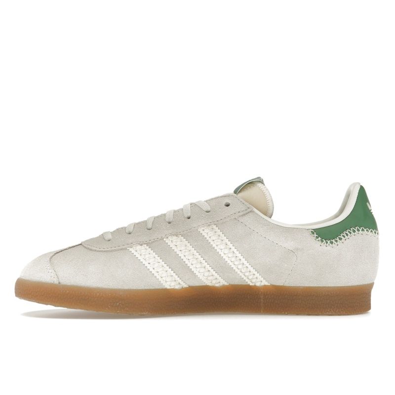 Adidas Gazelle Alumina Preloved Grüne Unisex Sneakers Creme Creme-Weiß IE3691