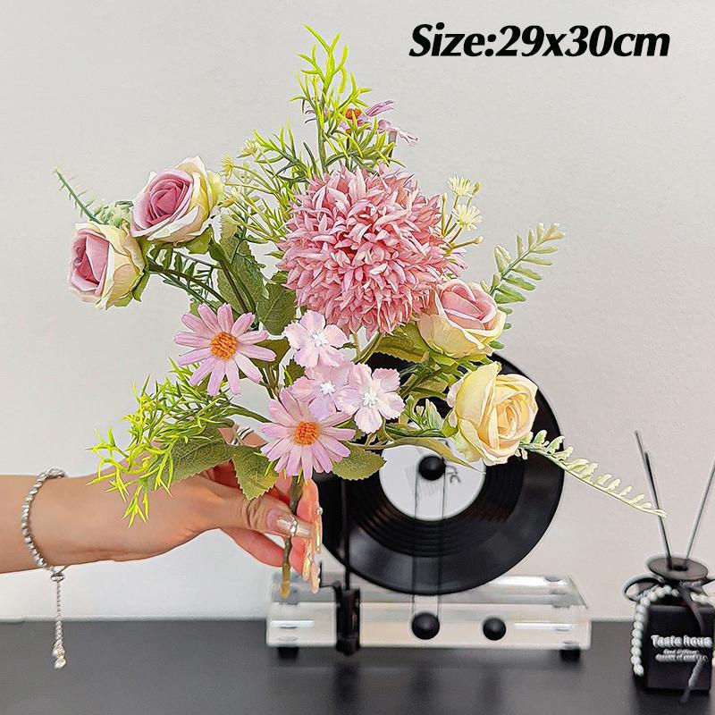 Искусственный цветок Шелковый Вечный цветок Букет Искусственное растение Товары для дома Свадебный букет Декор для свадебной вечеринки Подарок на День матери