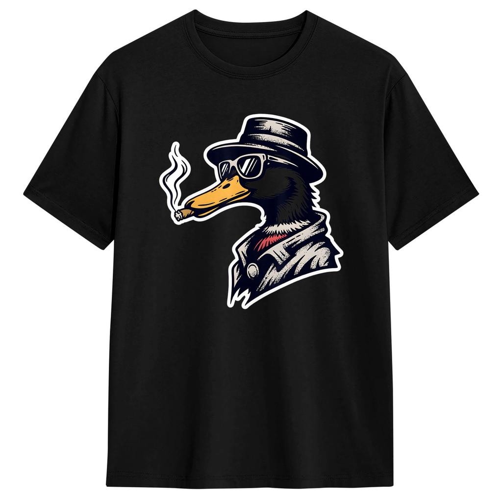 Mallard Smoking Cigarette Meme Funny Mallard Duck Hunting T Shirt Summer Hipster TShirts Unisex 100 Cotton Crew Neck 5XL Top Tees