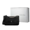 Calvin Klein Casual Minimalist Fashion Synthetic Material Shoulder Bag Medium Women Bags Space-Black 4K3085G-UB1