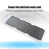 White Copper PC Heat Sink Water Cooling Radiator 360mm for Industrial Instruments