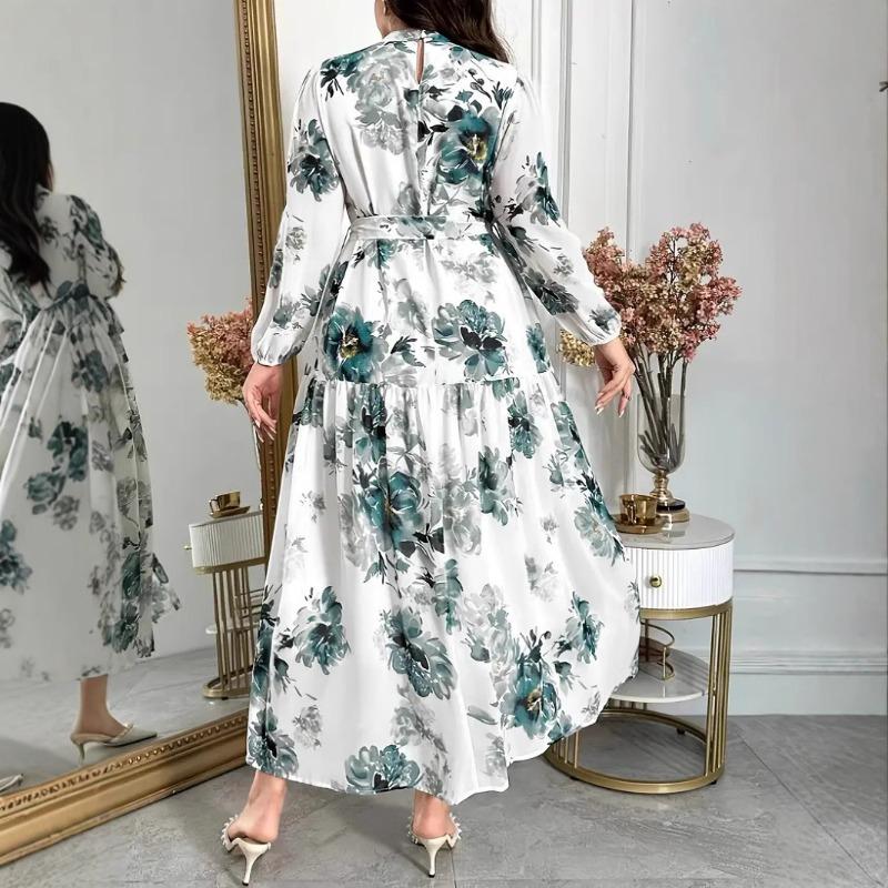 Women's Dress French Elegance Summer Dress Lace-up Slim-fit Holiday Dress