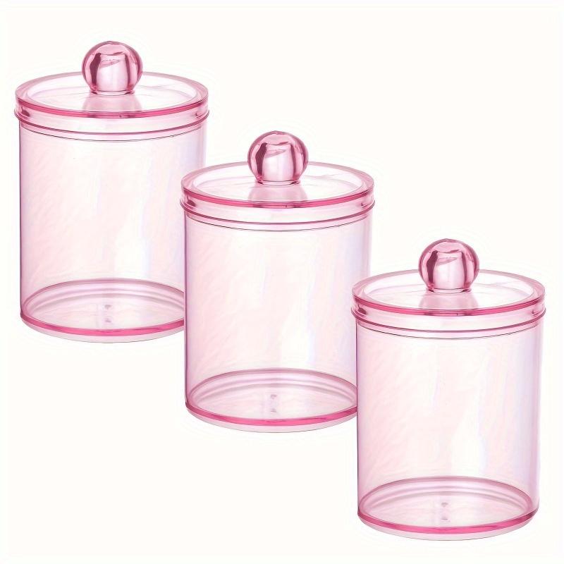 2pcs, Pink Pen Holder, Makeup Brush Organizer, Dustproof Modern Minimalist Storage Box, Cosmetic Organizer, Jewelry Organizer
