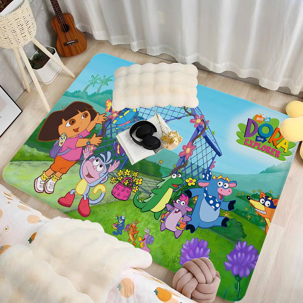 Funny D-Dora Classic Anime Floor Mat Nordic Style Home Doormat Bathroom-Toilet Mats Bedroom Hotel Decor Mat