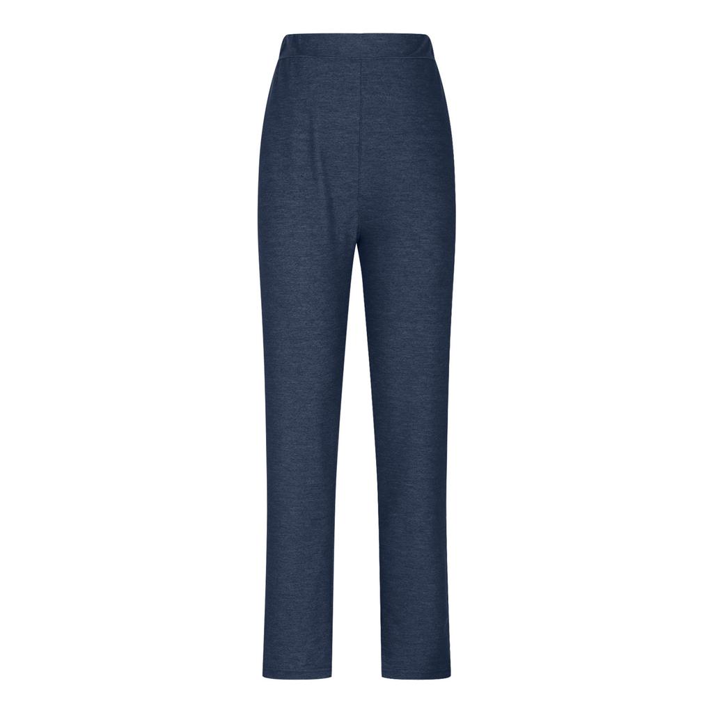 Pantaloni da Yoga Dritti da Donna con Vita Elastica Tessuto Stretch Comodo per l'Uso Quotidiano e l'Esercizio