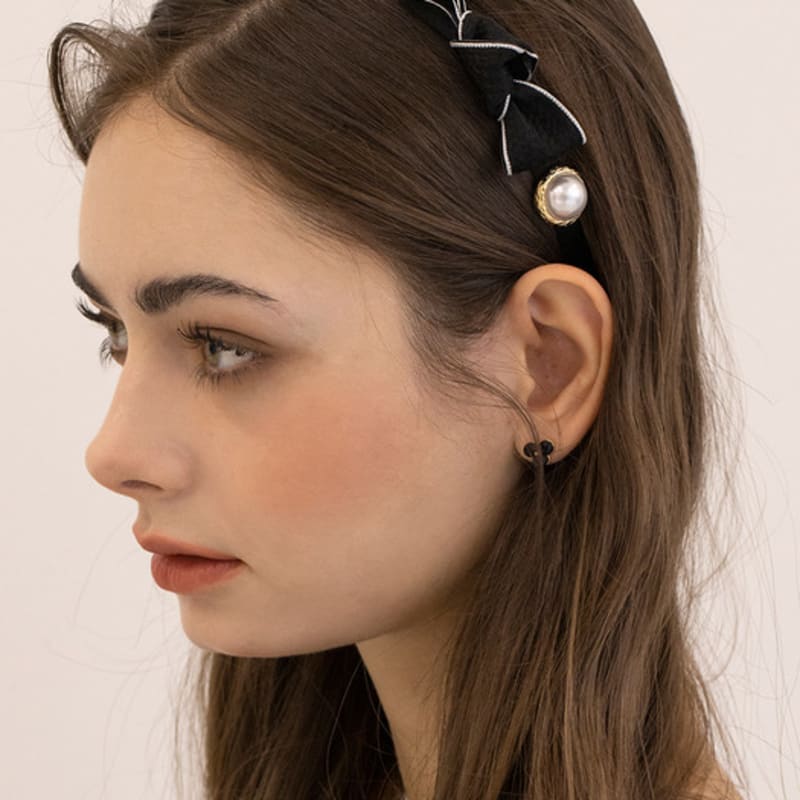 

GETMEBLING Жемчужная двухцветная лента-повязка для волос (H239 )