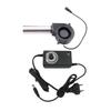 7cm 7530 12V Small Blower Fan with Power Plug Speed Controller for Cooling Outdoor BBQ Firewood Stove Fan
