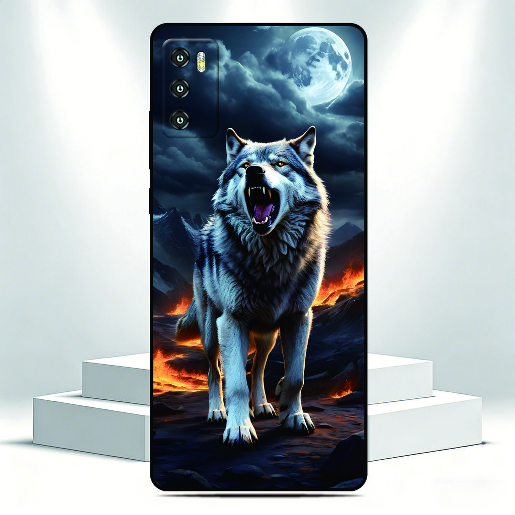 Μαλακή θήκη τηλεφώνου με σχέδιο Λύκου Για Doogee Note 56X 56 58 N55 N60 59 Pro Plus DIY Προσωποποιημένο Εξατομικευμένο Εικόνα Φωτογραφία Πίσω Κάλυμμα