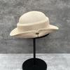 Summer Temperament Hepburn Wind Bucket Hat Fine Straw French Style Foreign Style Top Hat Basin Hat Female Elegant Straw Hat