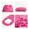 Ladies Shoulder Bag Luxury Summer Beach Bag Cute Fashion Hollow Flower Tote Bag Elegant Handbag Big Shopping Bag