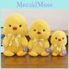 Bow Plaid Cute Small Yellow And White Duck Cartoon Plush Toy For Children Gift