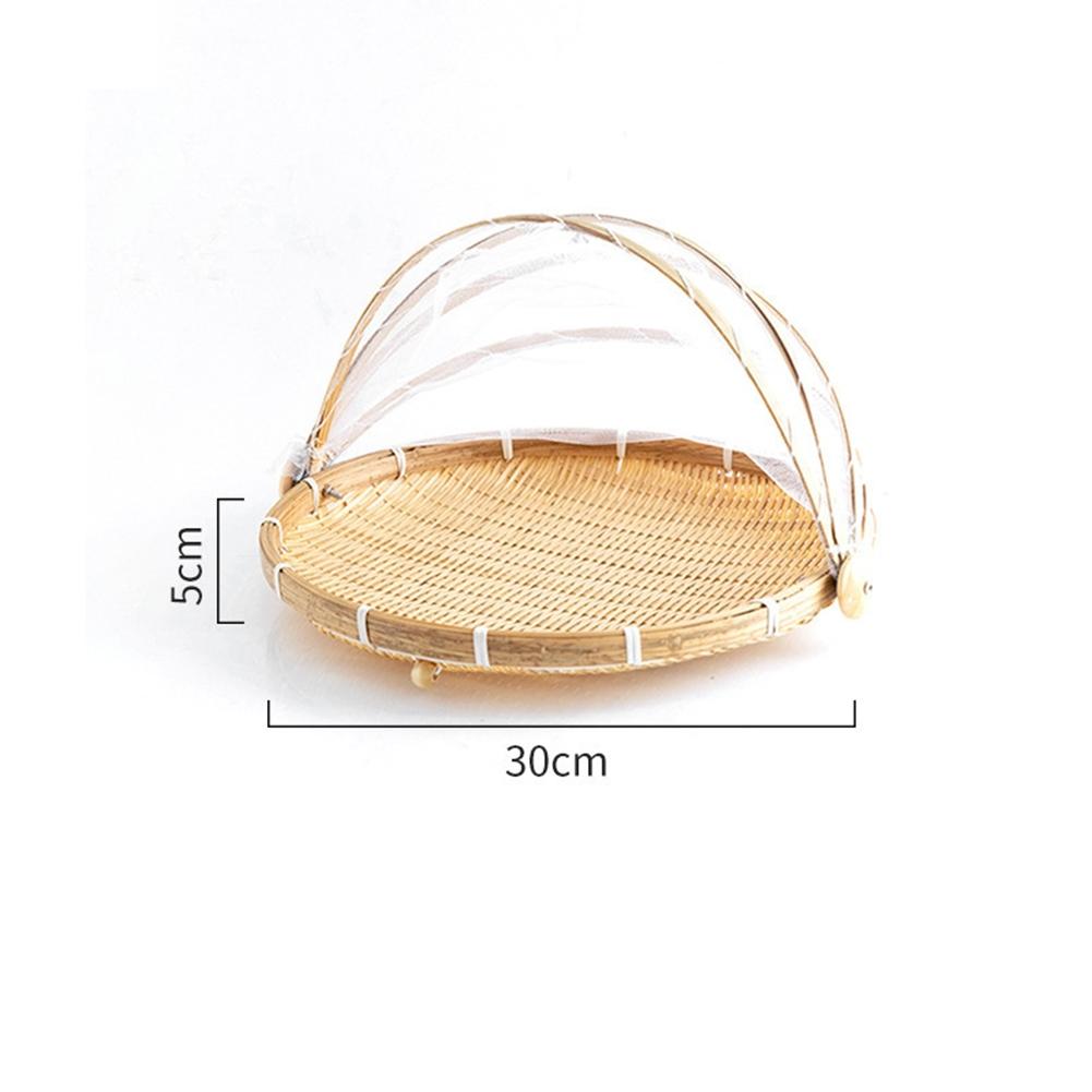 Woven Basket Anti-mosquito Net Fruit and Vegetable Basket Dustpan