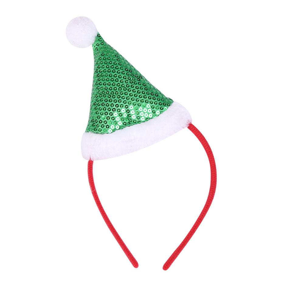 Stunning Headband Christmas Festive Party Accessory With Shimmering Sequins Available In Gold Silver Green And Colors Red