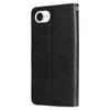 For iPhone 16e Stand Case Lucky Deer Imprinted Magnetic Closure Leather Wallet Phone Cover