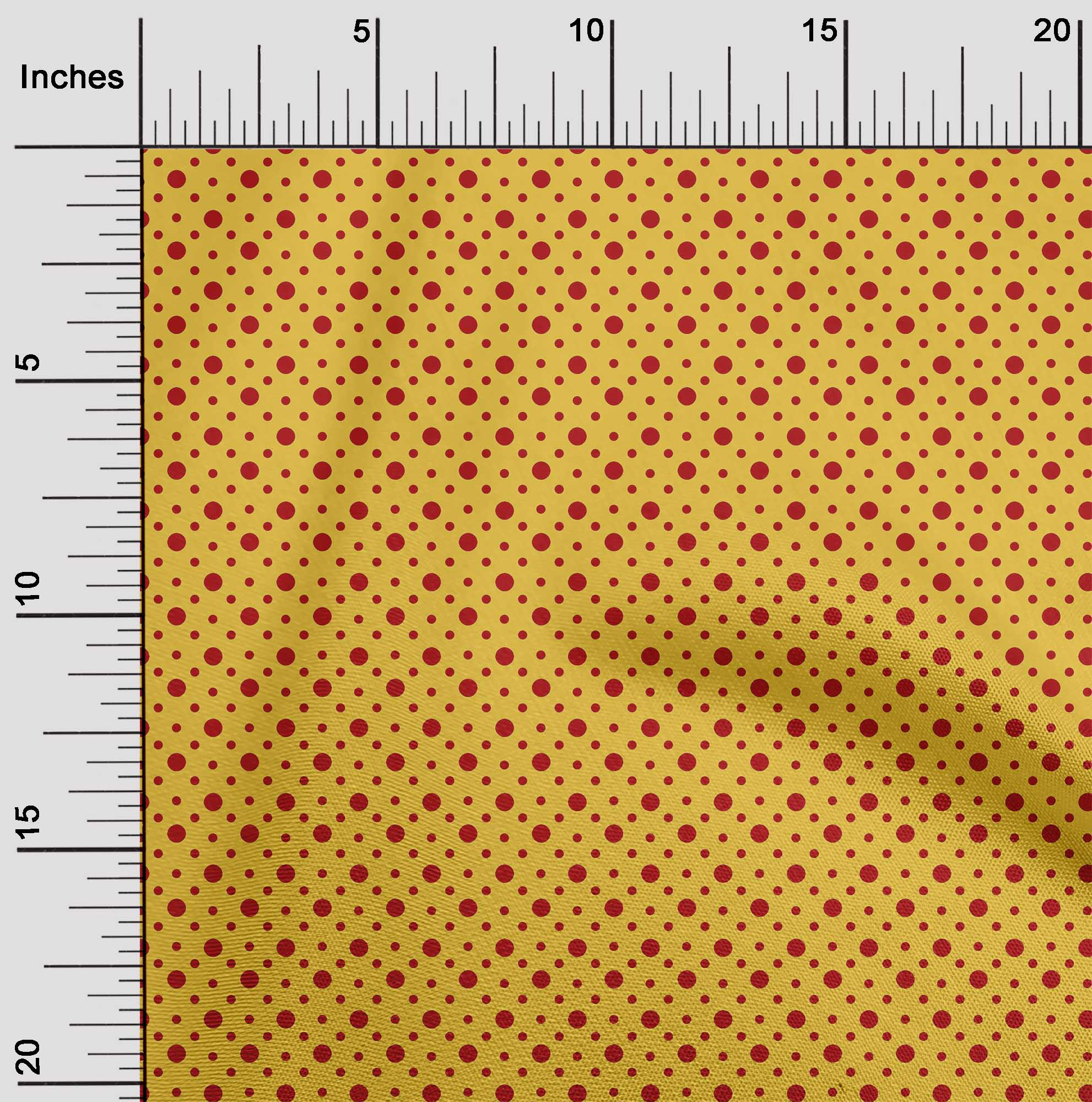 

oneOone Cotton Flex Black Fabric Dots Quilting Supplies Print Sewing Fabric By The Yard 40 Inch 42 Inch Wide - Viscose Chiffon жовтий
