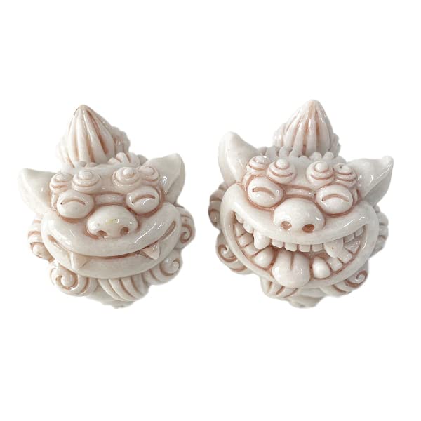 Kubagasa-ya Okinawan Shisa Figurine Pair Direct from Japan