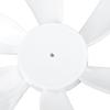 2pcs 6 Inch RV Vent Fan Blade High Efficiency RV Bathroom Roof Vent Fan Blade for Heng's White