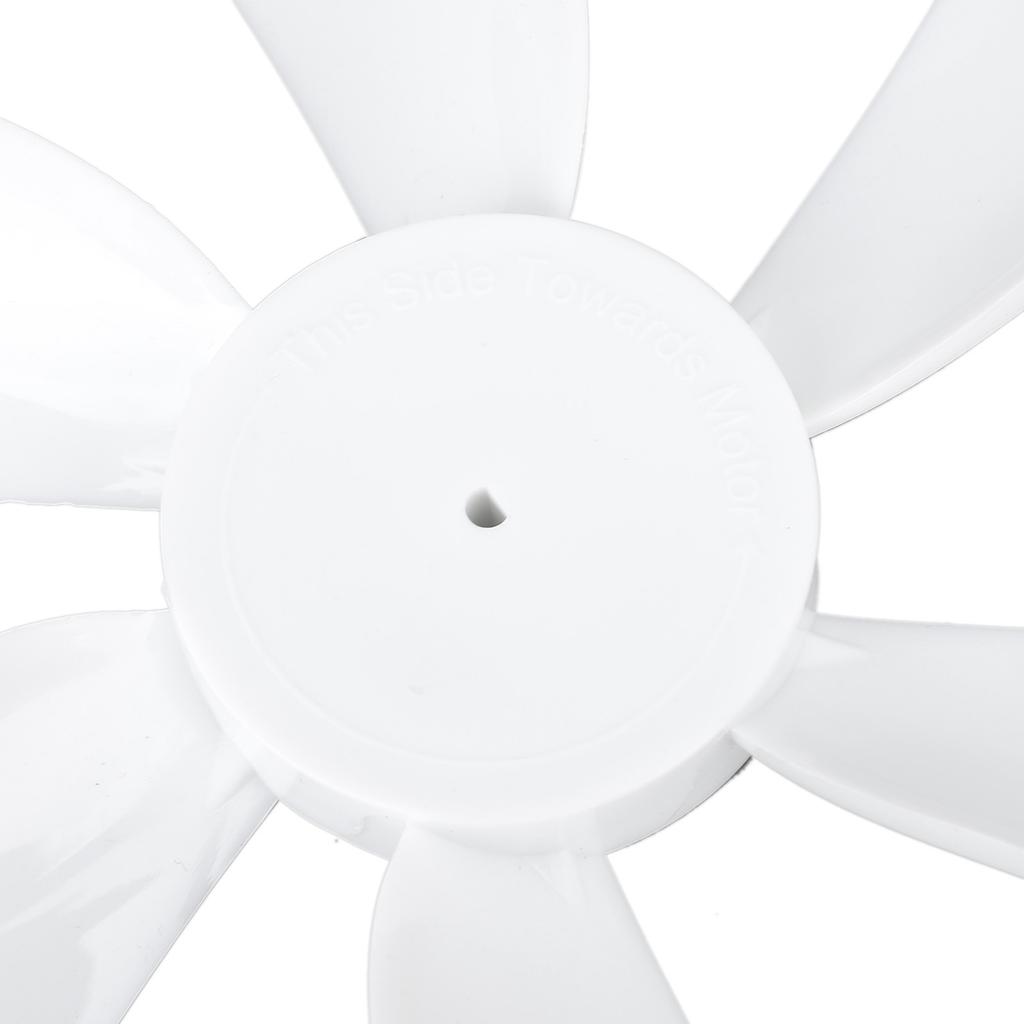 2pcs 6 Inch RV Vent Fan Blade High Efficiency RV Bathroom Roof Vent Fan Blade for Heng's White