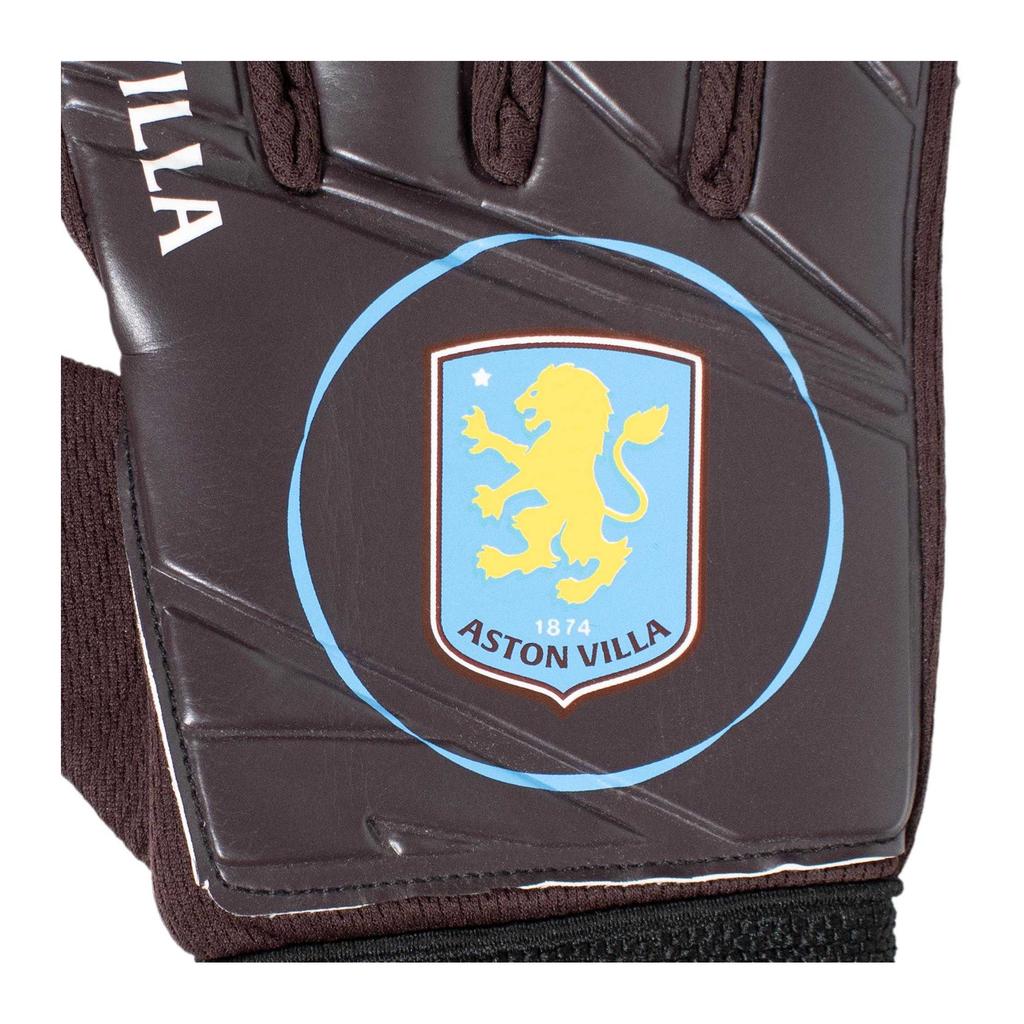 Aston Villa FC Boys Crest Goalkeeper Gloves