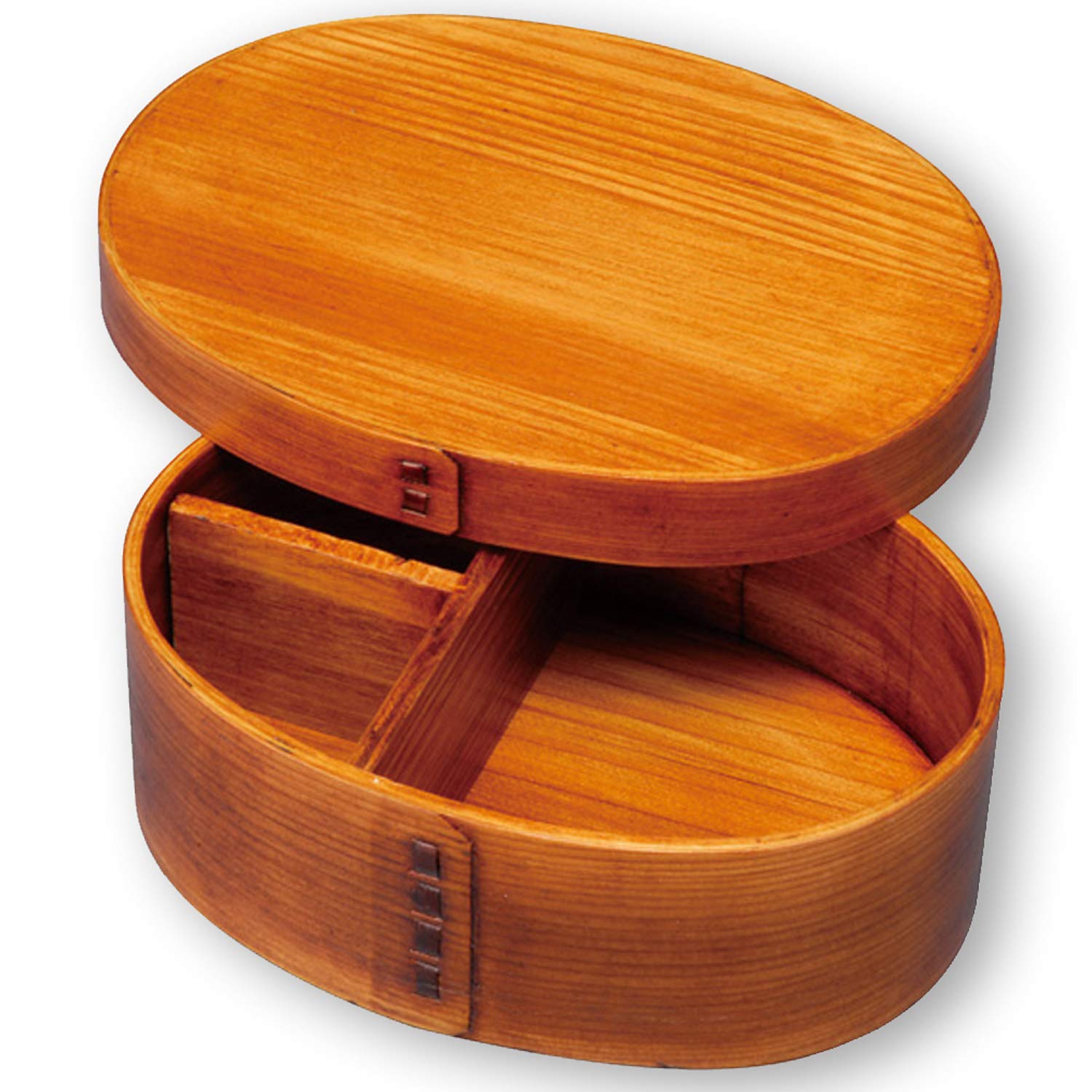 

Нагао Магэваппа Бенто Одноярусный с коробкой FH01, Овальный, Ярусный, Лакированный, Разделитель,