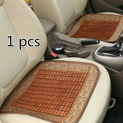 1pcs Car Bamboo Cool Pad Family Car Dual-use Cushion Breathable Cool Cushion
