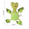 Safe Bite Cotton Rope Dog Toy Soft Bite Tough Dog Rope Chew Toy Animal Shape Built-in Squeaker Dog Squeaky Toy Daily Chewing