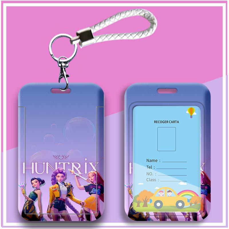 Demon Hunter Squad Campus Student ID Badge Lanyard & Holder