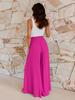 Women's Summer Wide-Leg Tie-Waist Commuter Pants