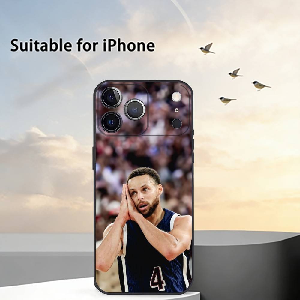Sports Star S-Stephen Curry Phone Case Silicone Soft For IPhone 17 16 15 14 13 12 11 X XR Plus Pro Max Plus