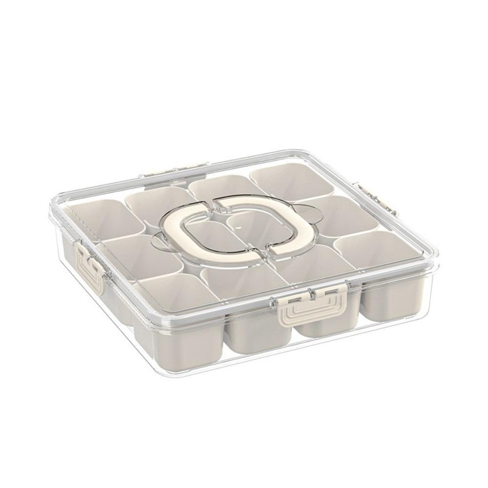 

With Lid Spice Container With 12 Compartment Divided Serving Tray Sweets Vegetables Biscuits Nuts