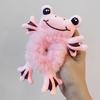 Hair Tie Soft Plush Material Cartoon Frog Panda Animal Shapes Elastic Hair Rope Women Hair Accessories