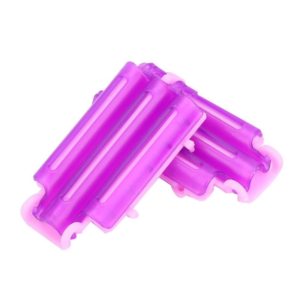 45pcs Crinkle Design Hair Perm Clips PP Curly Hair Makers Volume Hair Rollers  Salon Use