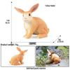 Realistic Animal Models: White Fox, White-tailed Deer, Arctic Fox Children's Gift Toys
