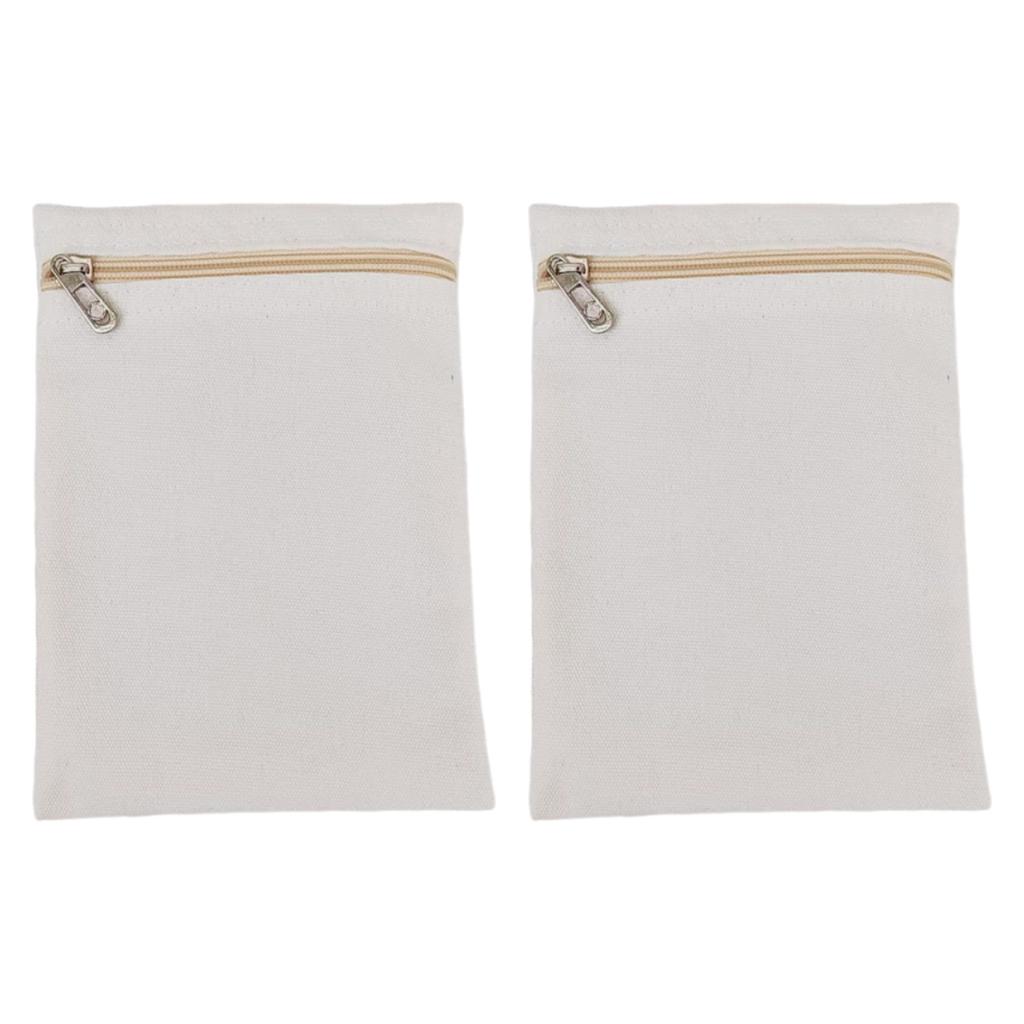 Inside Zipper Coats Pocket Canvas Sewing Accessories for Clothes Hidden Travel Wallet for Jackets and Outerwear