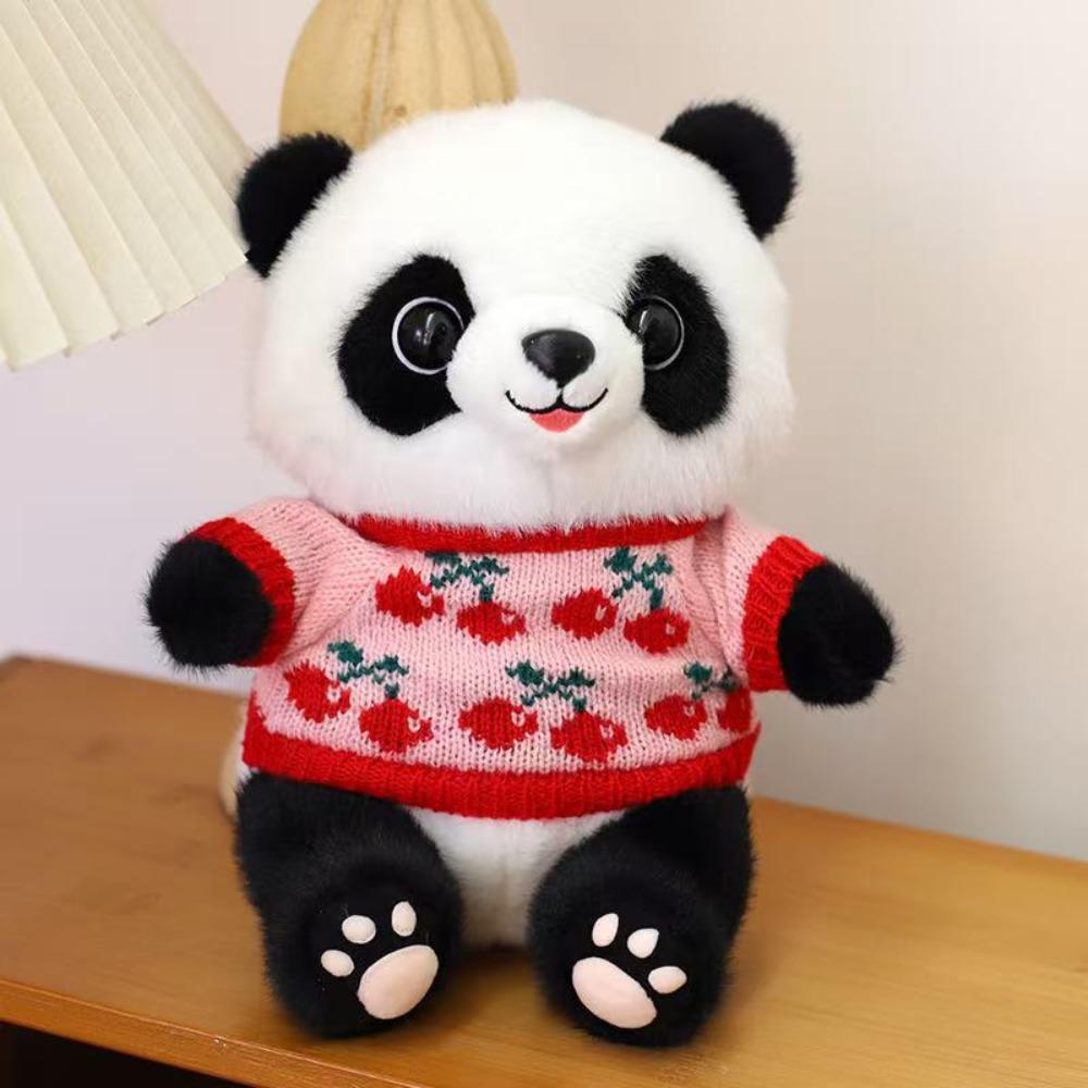 Cute Panda Doll Plush Toy Simulation Panda Doll Grab Machine Doll Children's Birthday Gift Commemoration