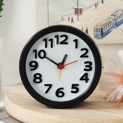Creative Square Alarm Clock No Tick Quiet Number Clock Bedrooms Bedside Table Office Home Decor Quartz Battery Operated Clocks