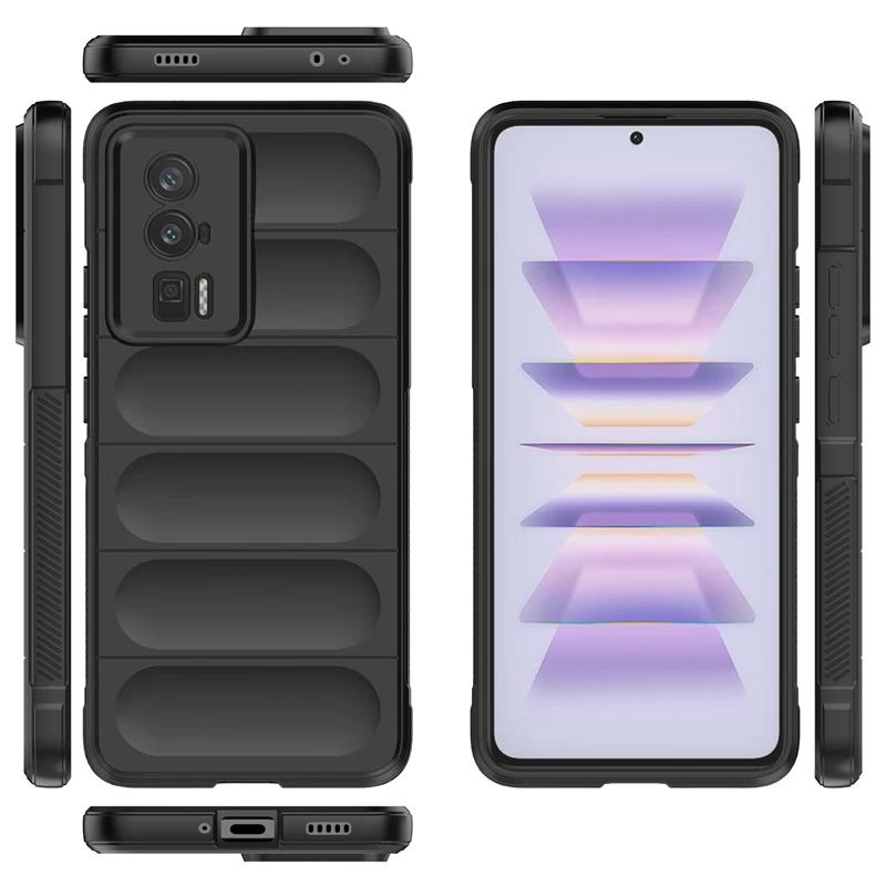 For Xiaomi Poco F5 Pro F3 F4 GT 5G Back Cover Phone Case Soft Liquid Silicone Anti-fall Shockproof Armor Protect Funda Coque