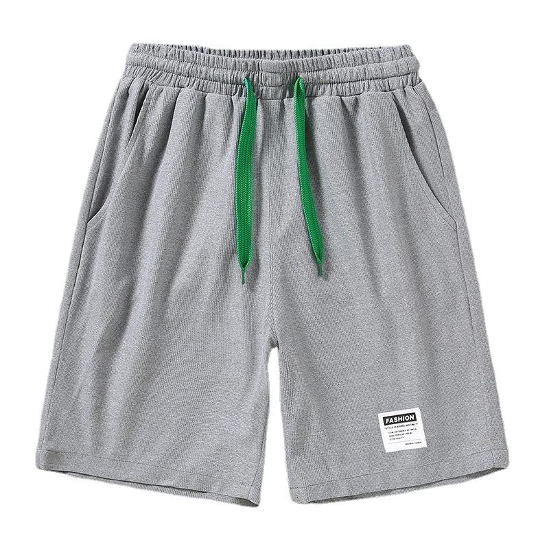 Plus Size Big & Tall Men's Summer Lightweight Cotton Loose-Fit Beach Shorts Mid-Length Casual