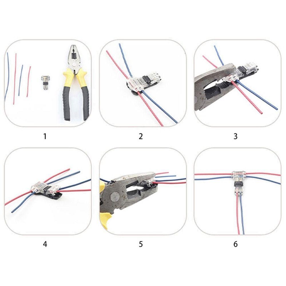 Safe With Lever Wire Wiring Connector Cable Clamp Conductor Terminal Block Stripping Connector