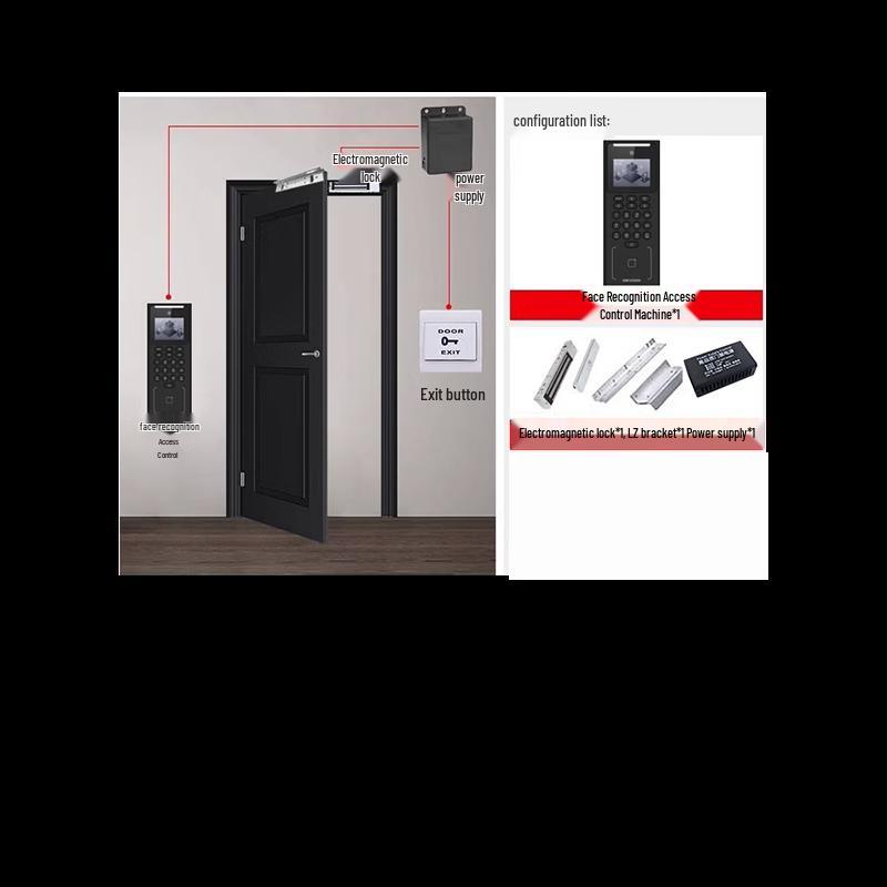 Hikvision Face & Fingerprint Access Control Terminal CN plug (adapter included)