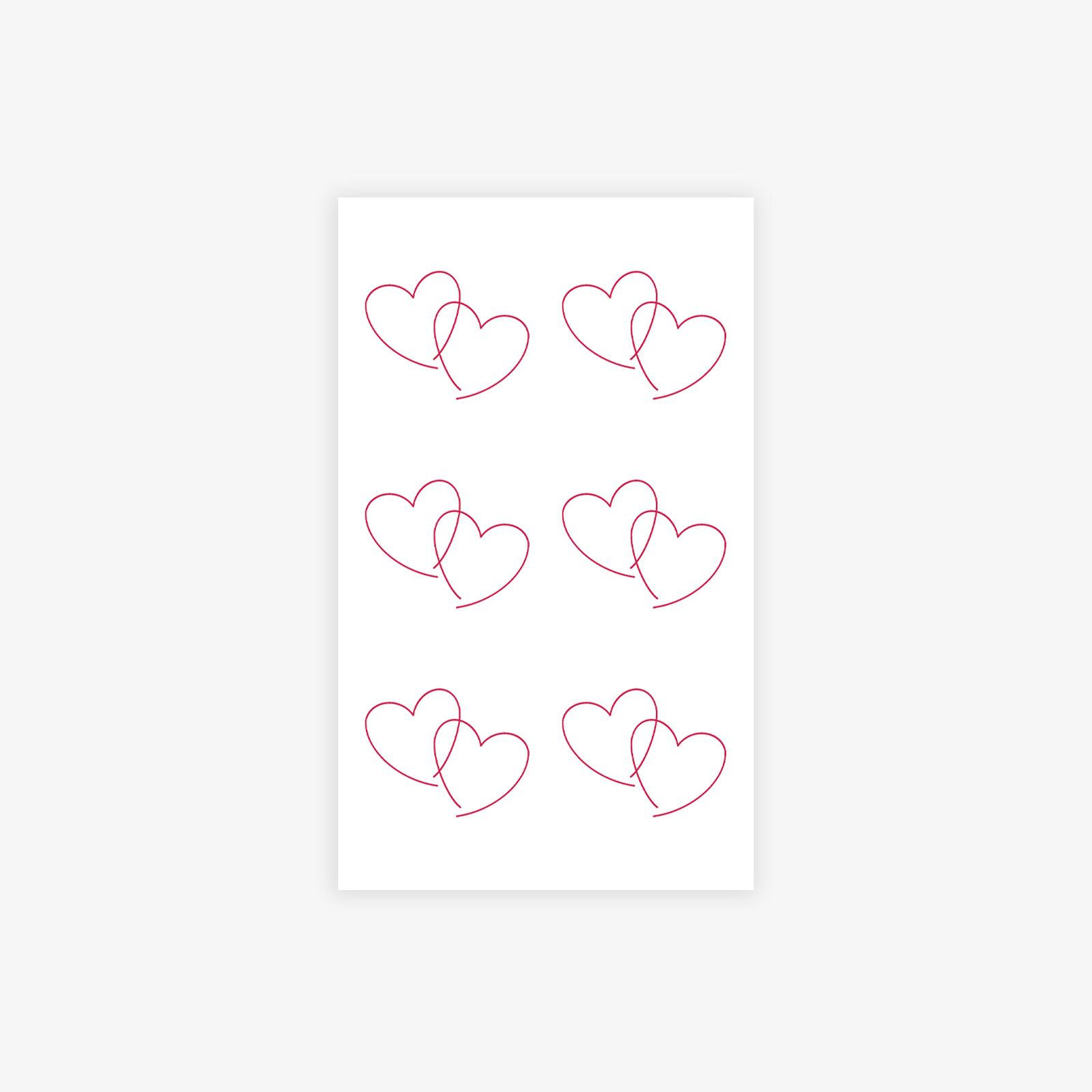 

Lianxin Love Tattoo Sticker, Burgundy Thin Lines, Long-Lasting Waterproof, High-End Arm Sticker 11*18
